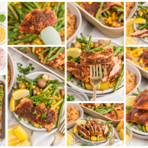 EXCLUSIVE: Sheet Pan Blackened Chicken Thighs