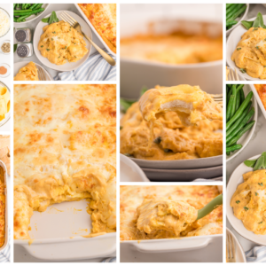 EXCLUSIVE: Pumpkin Alfredo Ravioli Bake
