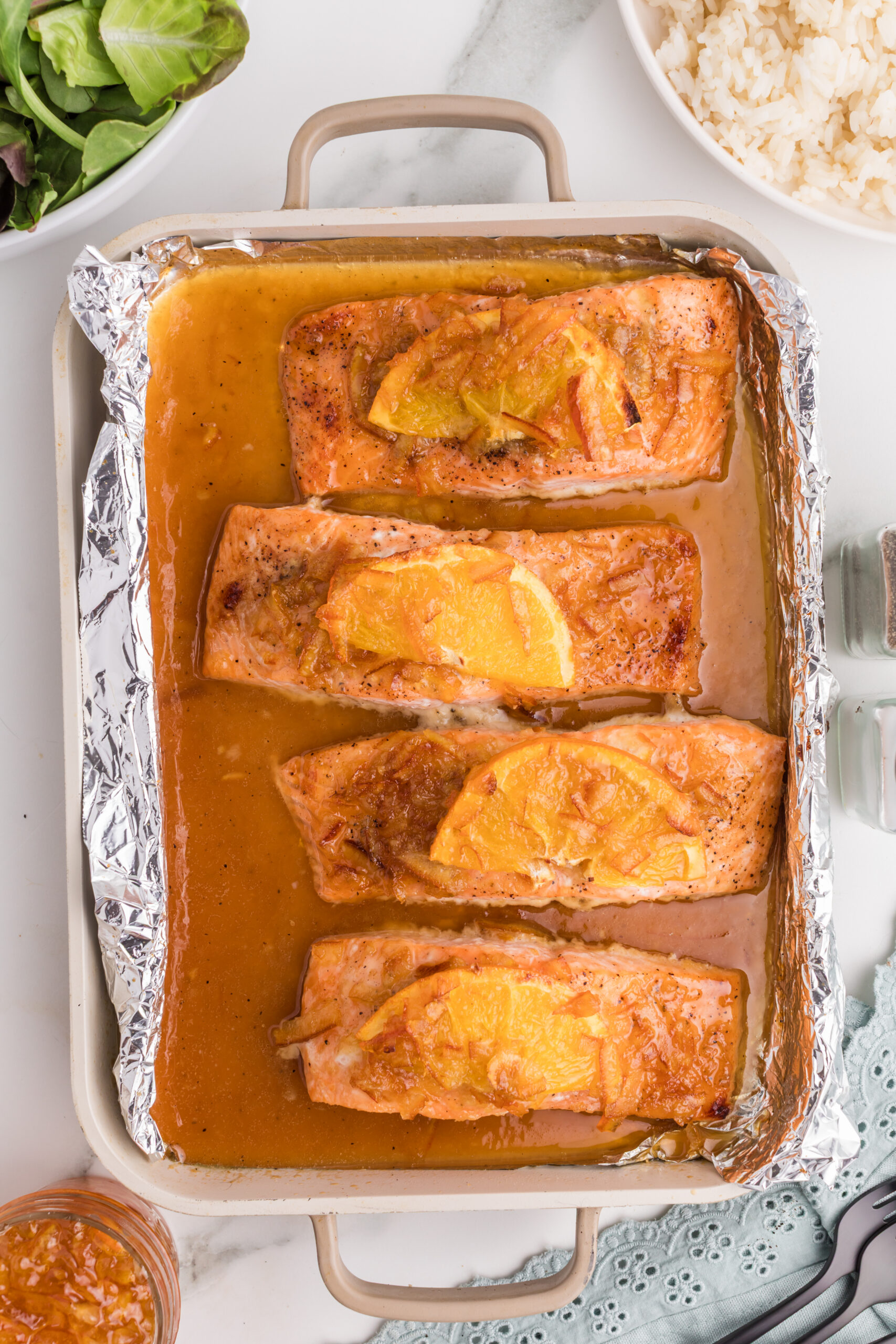 EXCLUSIVE: ORANGE MARMALADE GLAZED SALMON - Image 56