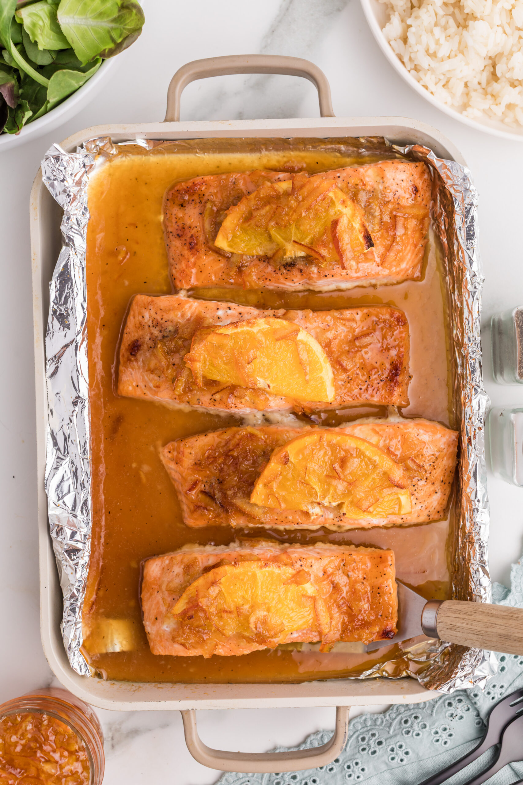 EXCLUSIVE: ORANGE MARMALADE GLAZED SALMON - Image 53