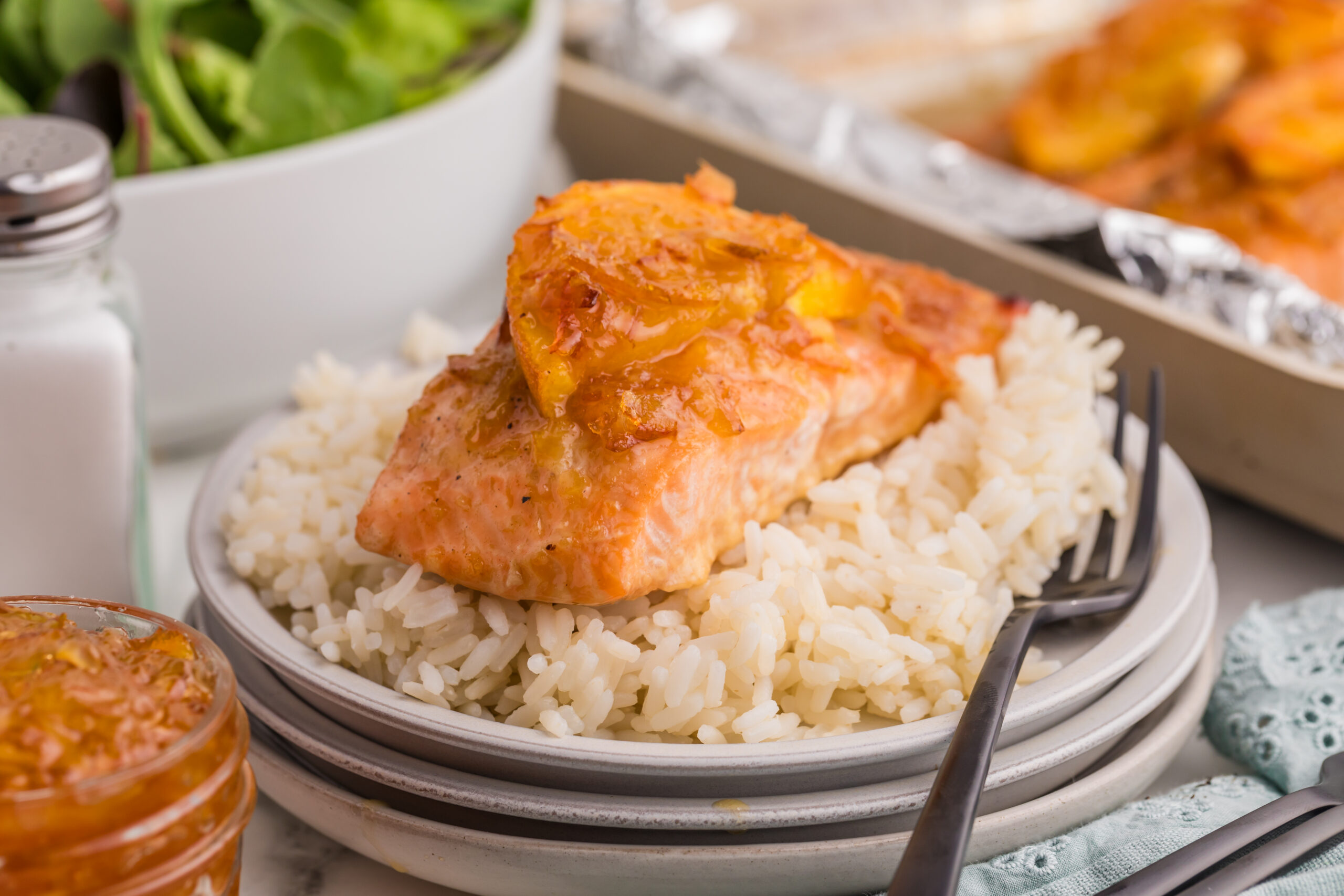 EXCLUSIVE: ORANGE MARMALADE GLAZED SALMON - Image 38