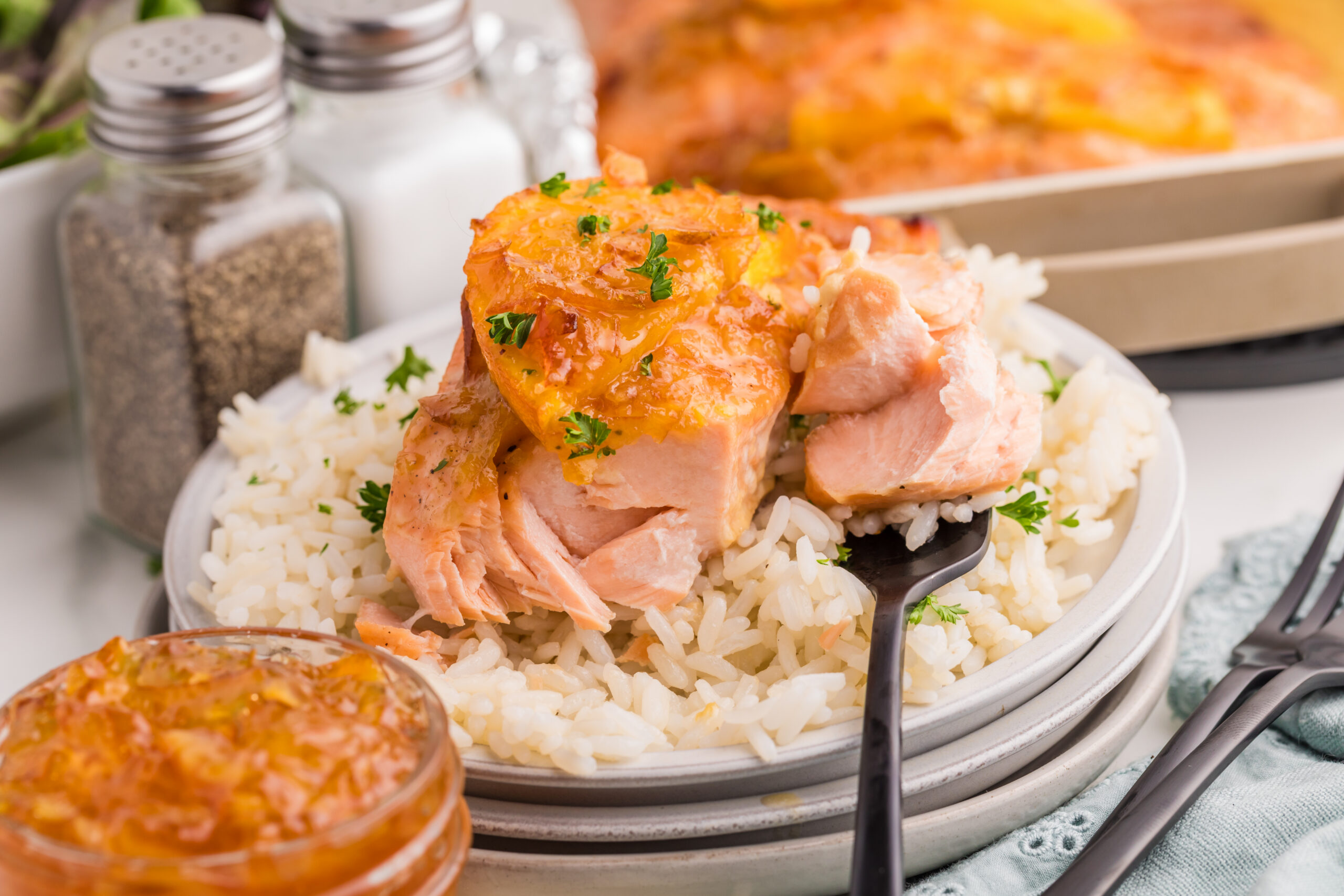 EXCLUSIVE: ORANGE MARMALADE GLAZED SALMON - Image 19